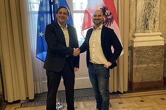 Walzek und Sumetzberger im Marmorsaal