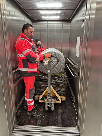 Transport per Lift