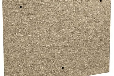 Bild einer Dämmplatte mit Dübellöcher