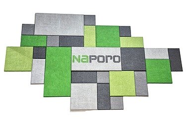 Bild eines römischen Verbandes in grau grün mit Naporo Logo in der Mitte