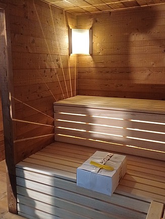 Sauna fertig innen